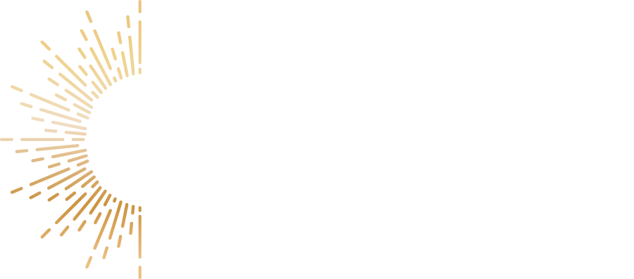 Logo of Celes Dental Studio with a stylized golden sunburst graphic to the left of the text.
